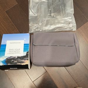 NEW canvas snap closure makeup bag